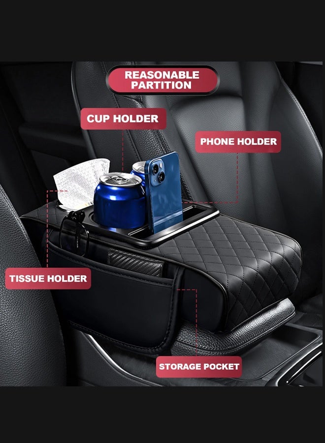Generic Multifunctional vehicle-mounted height-enhancing integrated armrest box pad  - Image 2