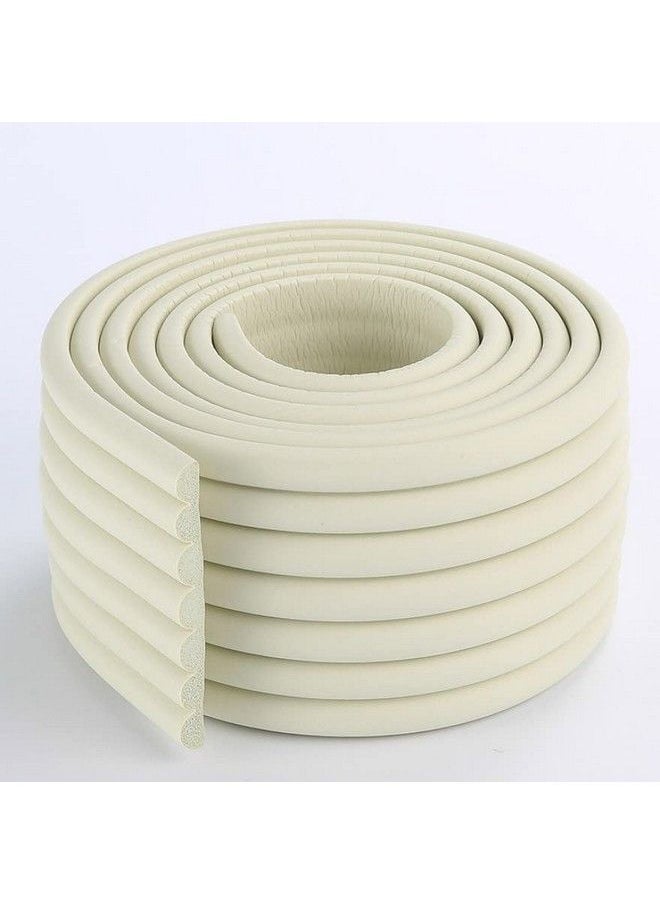 Leeonz Soft Extra Wide Edge Protectors For Baby With 3M Strong Adhesive Double Sided Pre Taped Baby Proofing Safety Guards Proof Foam Padding For Table Furniture Sharp Edge Desk (Cream 6.5 Foot)  - Image 1