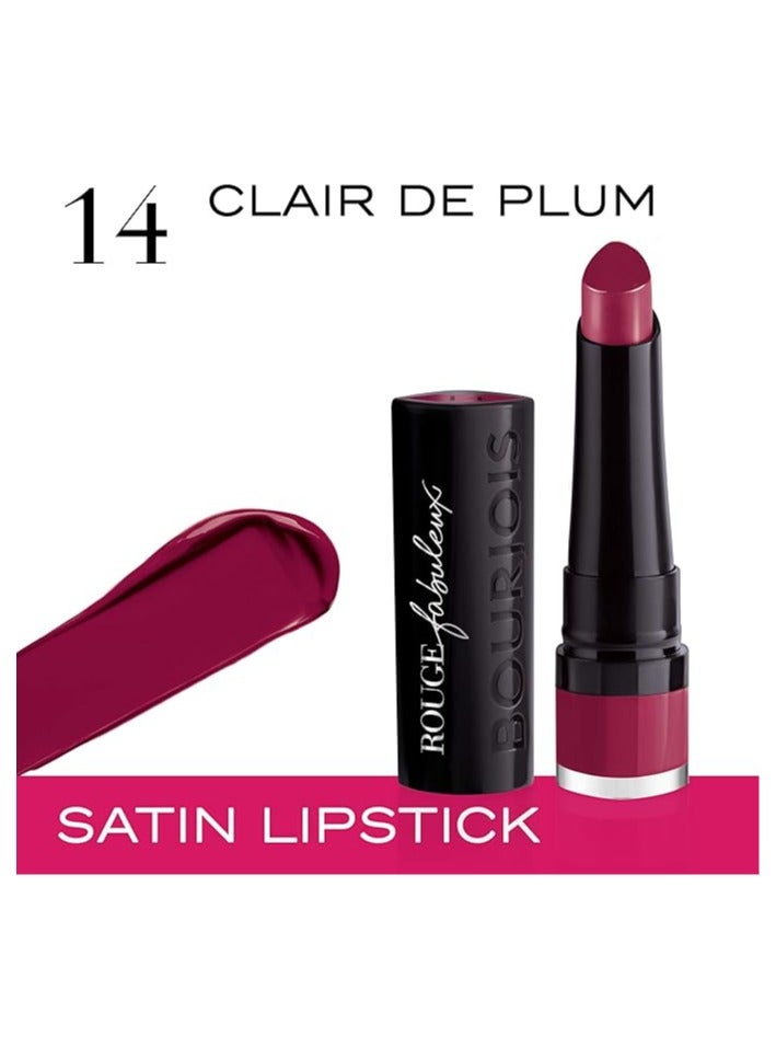 BOURJOIS PARIS Bourjois Rouge Fabuleux The Lipstick 14 Clair De Plum - Image 2