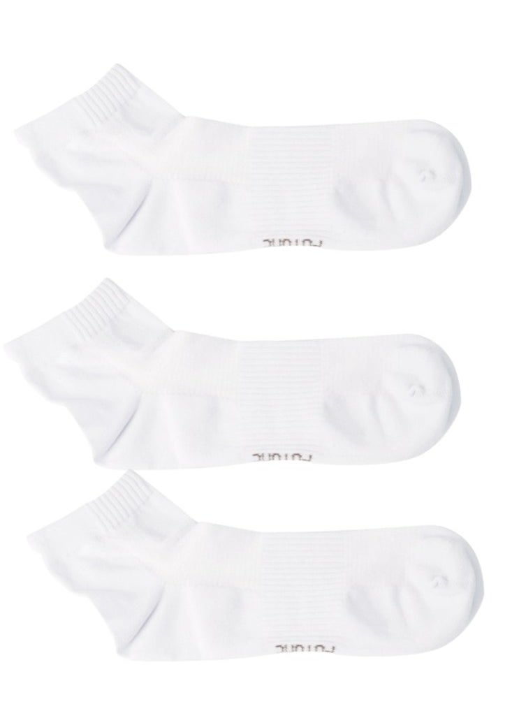 Future future socks short pack of 3 white size 40-45 cotton 