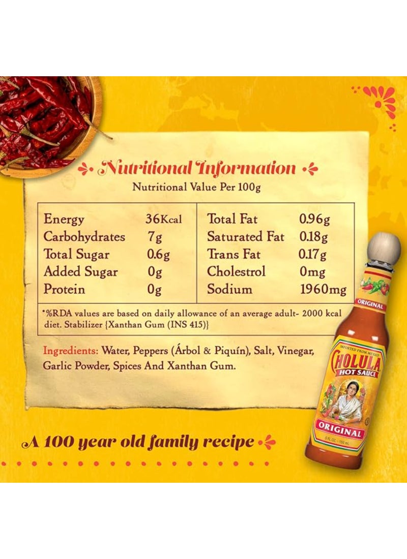 Cholula Original Hot Sauce - Image 3