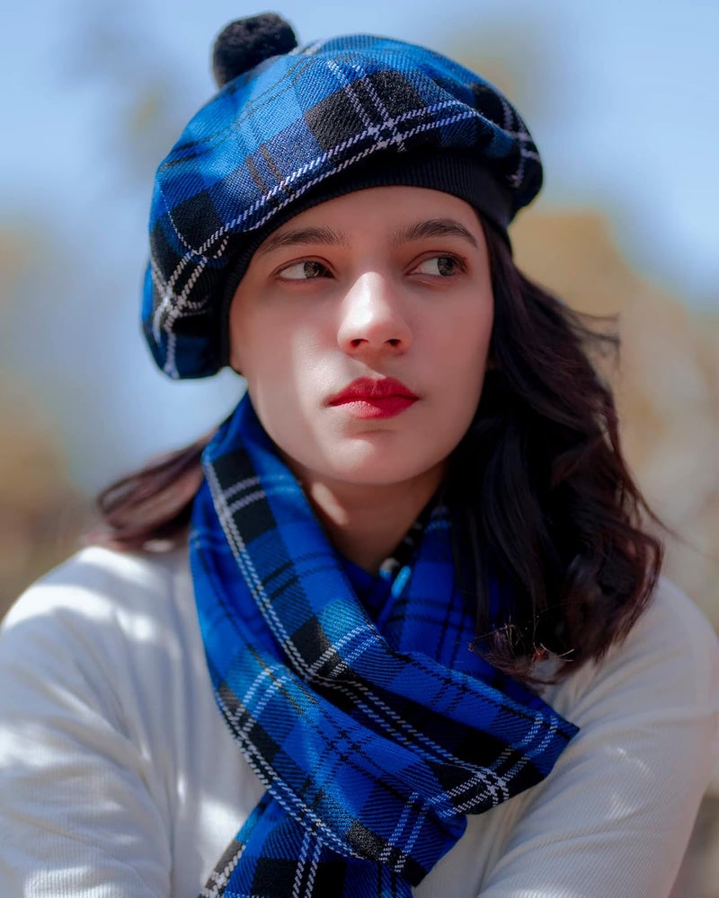 UMAM Store Scottish Traditional Tam o' Shatner Acrylic Wool Tammy Hat Flat Bonnet Kilt Many Tartans - Image 5