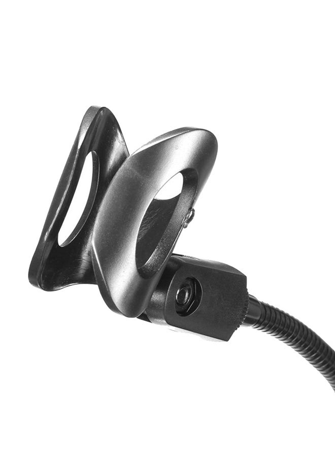 Loquat Phone Holder Flexible Selfie Ring Light With Clip Holder Black - Image 3