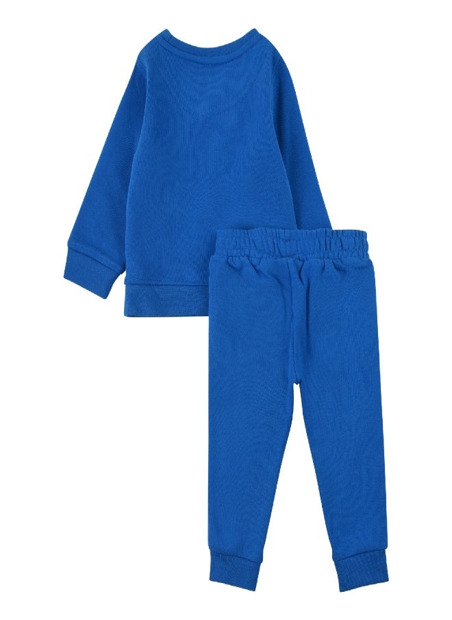 Lyle & Scott - Lyle and Scott Toddler Eagle Sweater and Jogger Set Blue - Image 1
