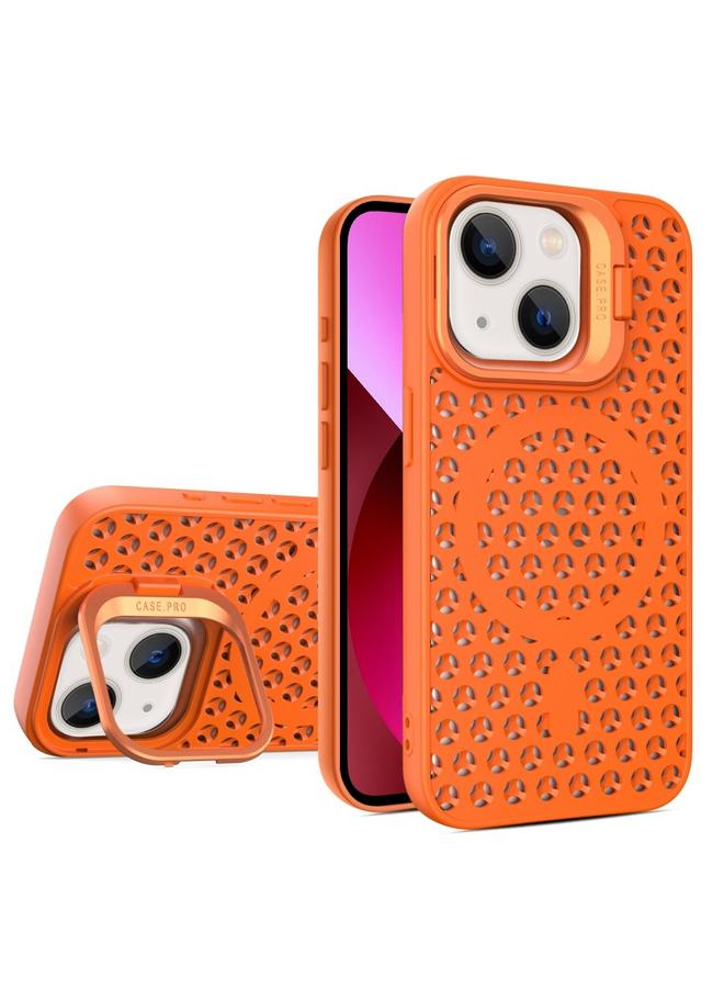 اس-توب جراب لهاتف iPhone 13 مزود بحامل عدسة تبريد مجوف من MagSafe جراب هاتف TPU مغناطيسي - Image 1