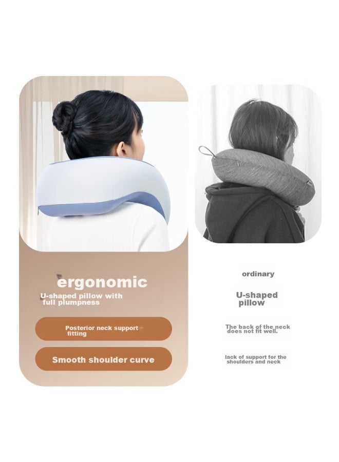 Silayi Siliyi U-shaped Neck Pillow, Cervical Support Pillow, Nap Pillow, Neck Pillow, Travel Pillow, Portable Car Pillow, Long-distance Office Nap Cushion - Image 4