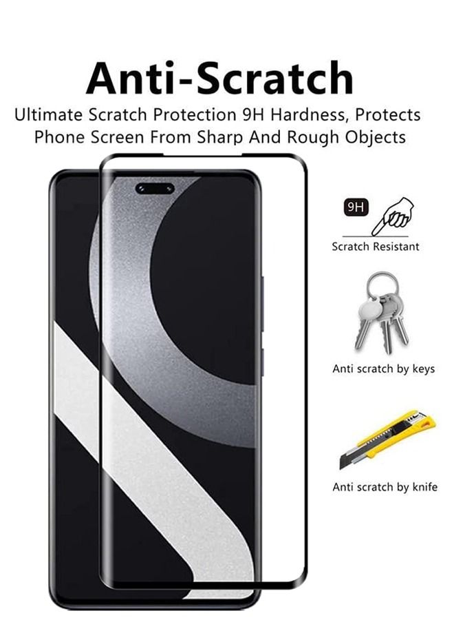2-Pack Screen Protector For Xiaomi Xiaomi 13 Lite Tempered Glass Screen Protector Full Screen Coverage HD Clarity 3D Curved Edge Anti Shatter Scratch Proof Glass For Xiaomi 13 Lite  - Image 3