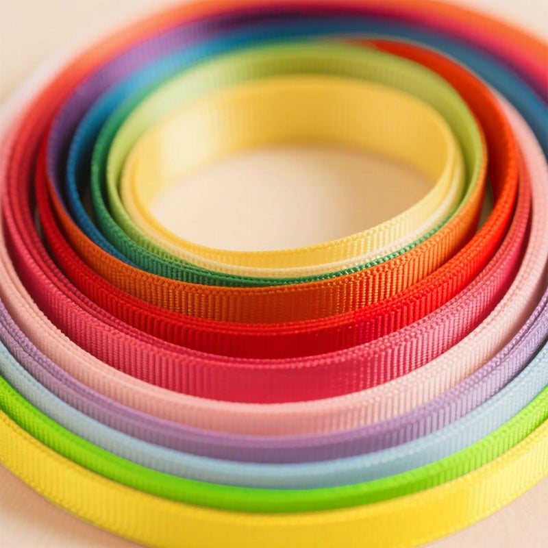 QingHan Grosgrain Ribbon 3/8 Inches 40 Yards (20 Colors x 2yards) - Image 5
