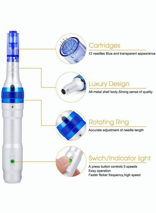 Dr.pen Cordless A6 Microneedle Pen With 2 Batteries, 2 Replacement Needles  - Image 3