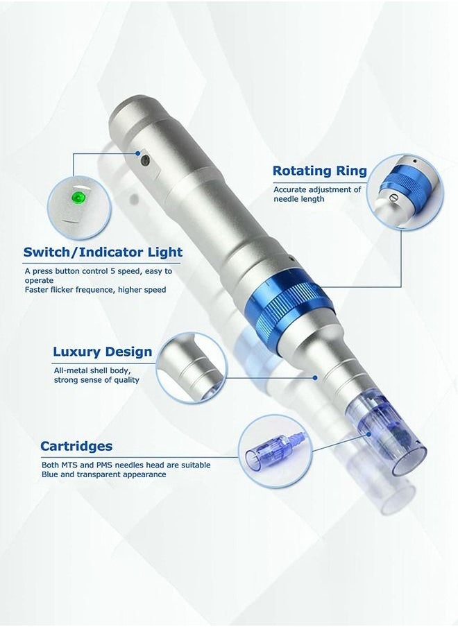 Dr.pen Cordless A6 Microneedle Pen With 2 Batteries, 2 Replacement Needles  - Image 2