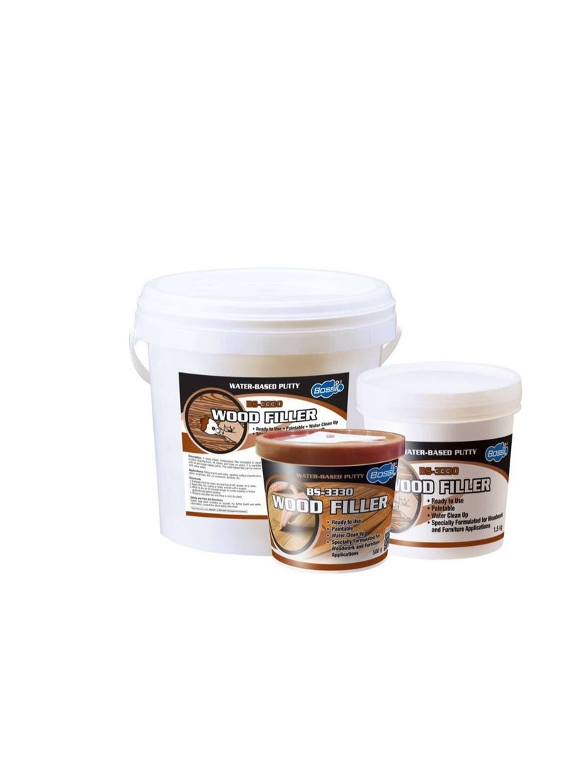 Bossil Bossil Wood Filler Natural 1.5kg 