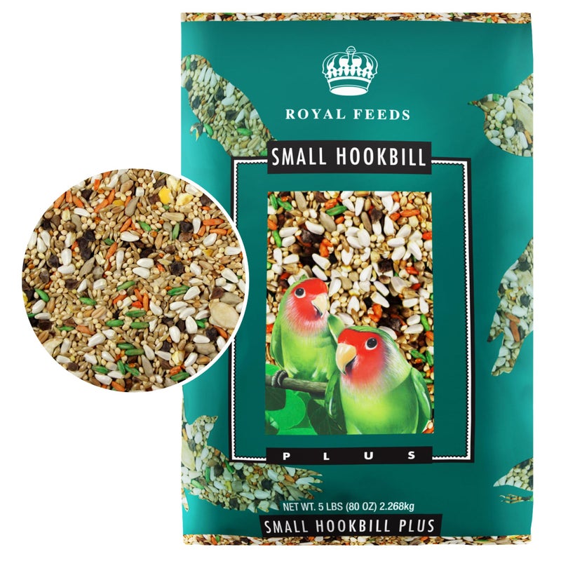 Small Hookbill Plus 5 Lbs, Bird Food for Small Hookbill, Premium Bird Seeds, Supports Growth Energy and Digestive Health, Nutrient-Rich Parrot Birdseeds with Vitamins & Minerals, Healthy Balanced Diet - Image 1