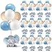 YLOLUL 12 Sets Elephant Baby Shower Balloon Stand Kit for Table Its a Boy Baby Shower with Balloon Decoration for Elephant Theme Gender Reveal Birthday Party Table Decorations Supplies - Image 2
