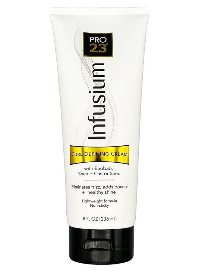 INFUSIUM 23 Curl Defining Hair Cream - Eliminates Frizz and Adds Bounce Shine 8oz., White - Image 1