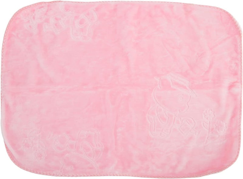 Cat Blanket Double Sided Plush, 4 Season Cat Bed Pad in Pink, Multipurpose Size 27.6x19.7 Inch - Soft Cozy Fabric, Easy Care Washable, Indoor Outdoor Use for Cats Kitten - Image 1