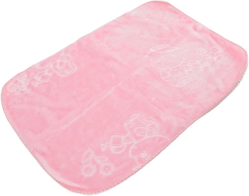 Cat Blanket Double Sided Plush, 4 Season Cat Bed Pad in Pink, Multipurpose Size 27.6x19.7 Inch - Soft Cozy Fabric, Easy Care Washable, Indoor Outdoor Use for Cats Kitten - Image 3