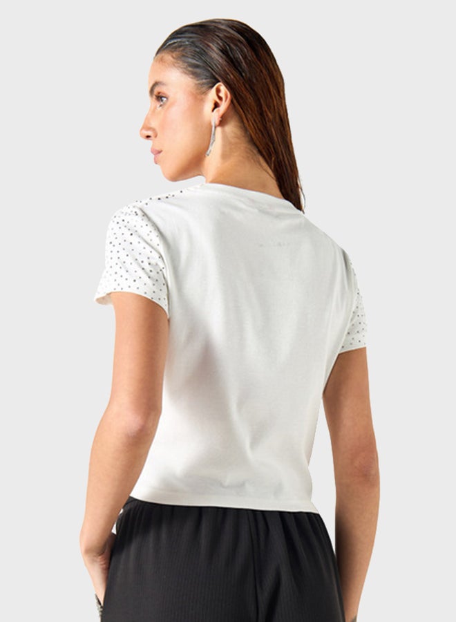 2Xtremz Embellished Crew Neck T-Shirt - Image 2