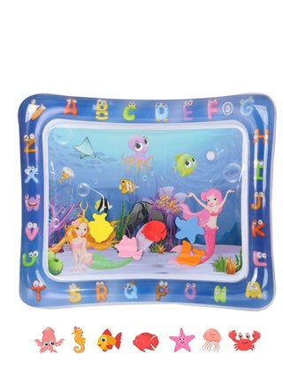 SYOSI Inflatable Tummy Time Water Mat Baby Sensory Toys Water Play Mat for Baby Early Development Inflatable Water Mat Baby Playmat Sensory Tummy Time Mat for 0-12 Months Activity Toys Mermaid - pzsku/Z94F420A259F944FA0815Z/45/_/1698649656/5c1d23cc-790e-4027-b910-4086a317d039