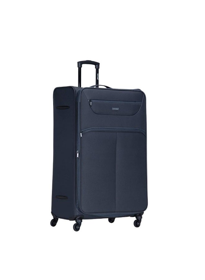 VIPTOUR 4-Piece Fabric Softside Luggage Set with 360° Spinner Wheels & Number Lock – Durable Polyester Travel Trolley Bag (20’’ / 24’’ / 28’’ / 32’’) - GREY - Image 4