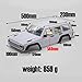 YSKMLOLP RC Car Hard Body Shell Kit313mm Wheelbase Cherokee Body Car Shell for 110 RC Crawler Axial SCX10 SCX10 II 90046 90047 TRX4 Kit White - Image 4