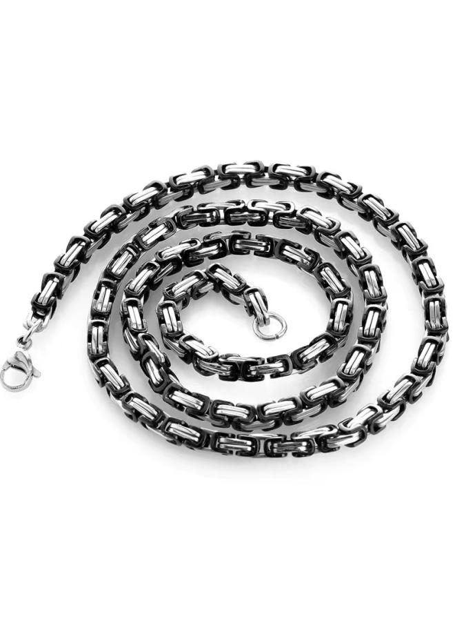 Titanium Steel Emperor Chain Necklace For Boys Fashionable All-match Non-fading Hip Hop European And American Cuban Necklace 6mm Thick Chain Accessories 