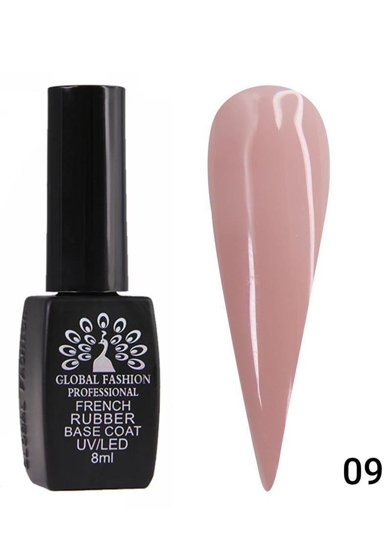 Professional French Rubber Base Coat Uv/Led 8Ml - 09