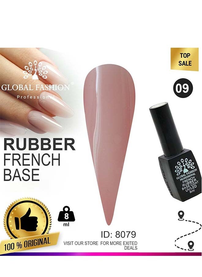 Professional French Rubber Base Coat Uv/Led 8Ml - 09