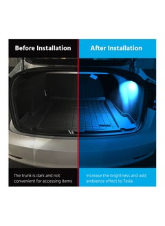 Y&D Car Interior LED Lights Bulbs, Fit for Tesla Model 3/Y/S/X Bulbs Kit, bright Easy-Plug Replacement Lights, Trunk, Frunk, Door Puddle, Foot-Well, Accessories (4Pack)  - Image 3