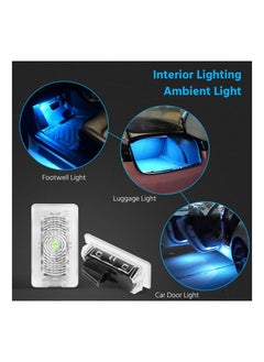 Y&D Car Interior LED Lights Bulbs, Fit for Tesla Model 3/Y/S/X Bulbs Kit, bright Easy-Plug Replacement Lights, Trunk, Frunk, Door Puddle, Foot-Well, Accessories (4Pack)  - Image 2