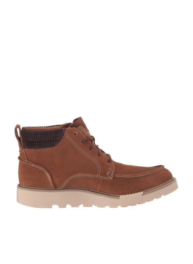 clarks حذاء كلاركس للرجال بارنز ميد أوكسفورد، جلد كولا، 11 متوسط أمريكي - Image 1