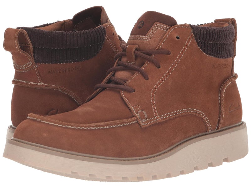 clarks حذاء كلاركس للرجال بارنز ميد أوكسفورد، جلد كولا، 11 متوسط أمريكي - Image 4