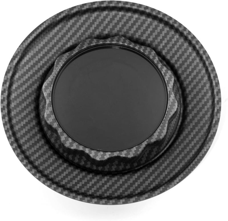 DEMULAX Carbon Fiber Car Wheel Center Hub Cap Cover - Image 1