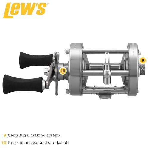 Lew's Laser XL Baitcast Fishing Reel, Size 60 Reel, Right-Hand Retrieve, 4.2:1 Gear Ratio, 4 Bearing System - Image 5