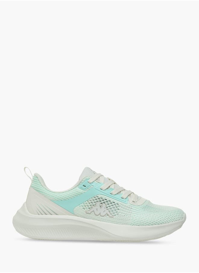 Kappa Womens Panelled Lace-Up Sports Shoes with Pull Tab  - Image 3