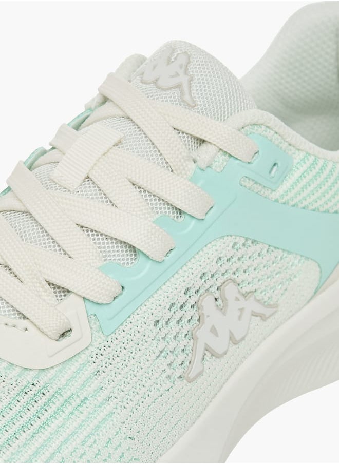 Kappa Womens Panelled Lace-Up Sports Shoes with Pull Tab  - Image 4