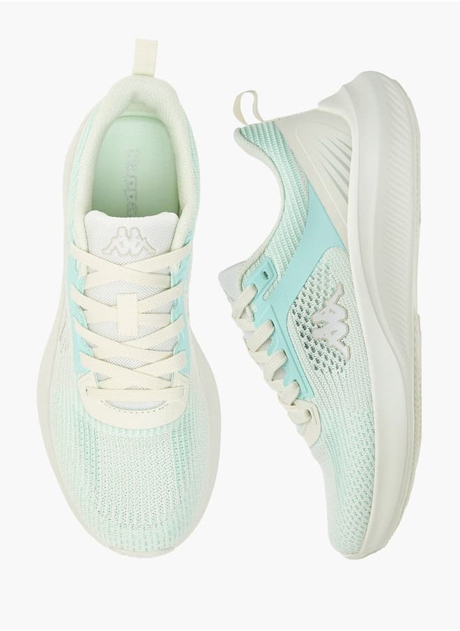 Kappa Womens Panelled Lace-Up Sports Shoes with Pull Tab  - Image 2