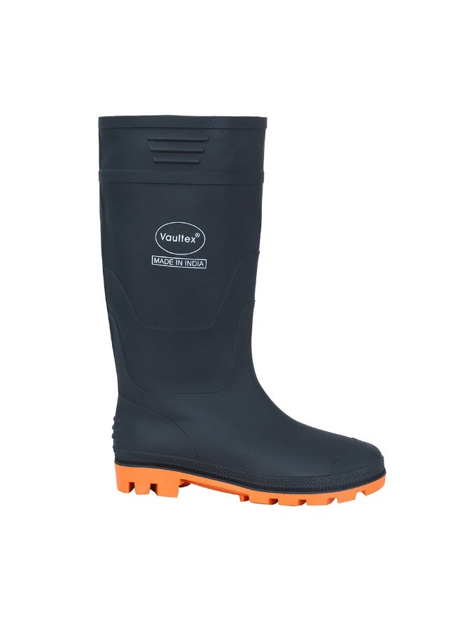 Vaultex CSR Composite Toe Safety Gumboots - Black/Orange, 41 - Image 1