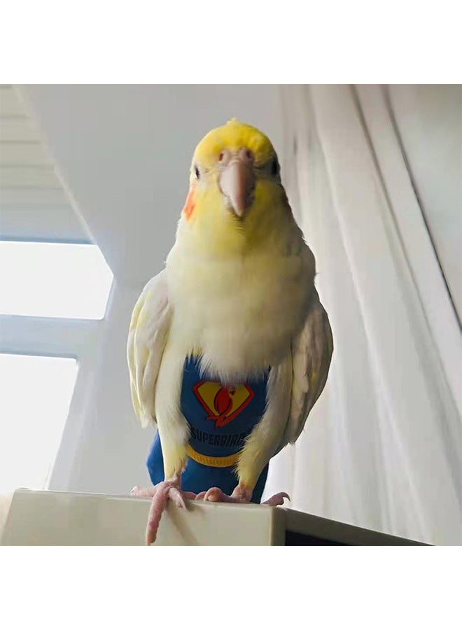 2 Pcs Soft Birds Flight Suits Washable and Reusable Parrots Nappies - Image 5