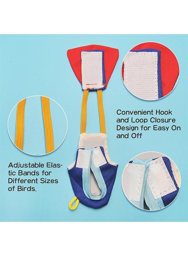 2 Pcs Soft Birds Flight Suits Washable and Reusable Parrots Nappies - Image 2