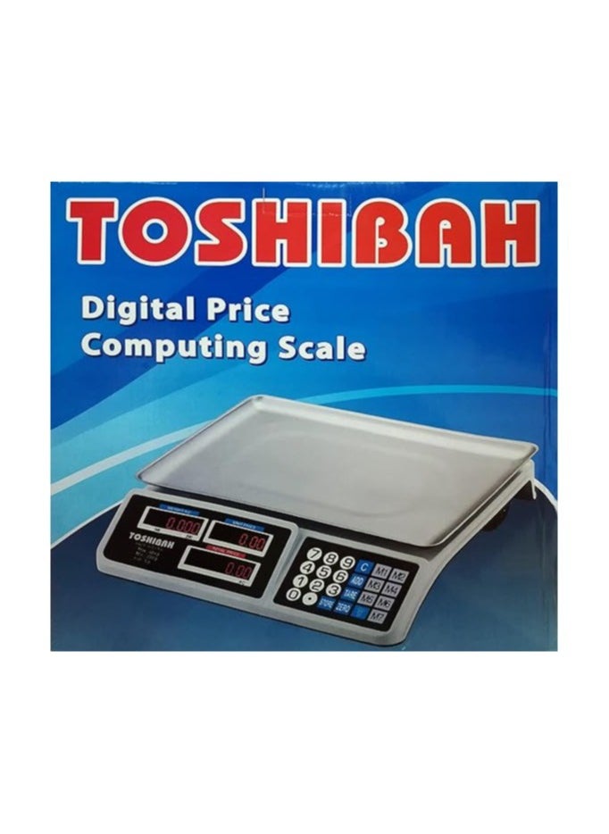 Toshiba - Toshiba digital scale + charging cable that holds up to 40 kilograms with a one-year warranty - Image 1