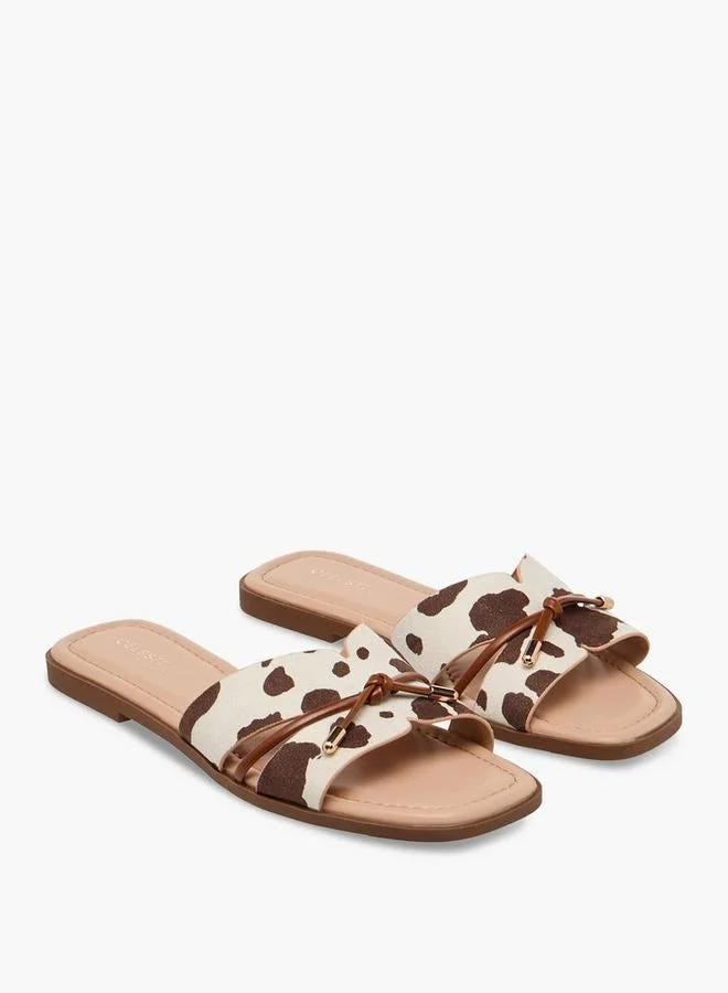Celeste Women Animal Print Sandals