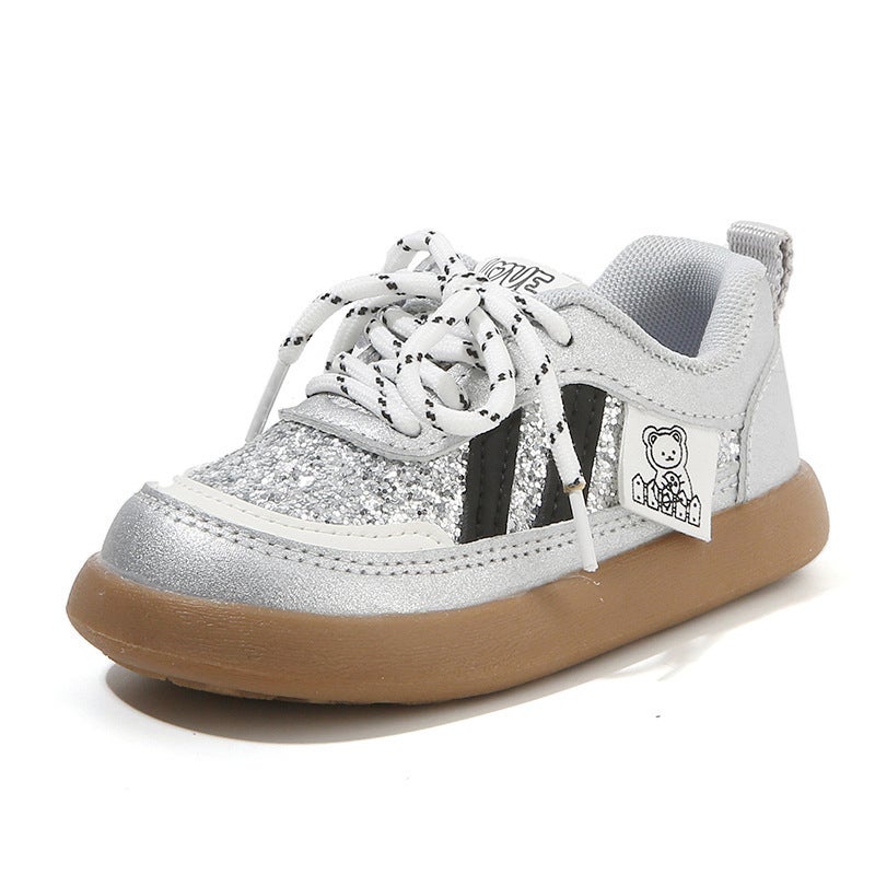 Mesh Sneakers Lightweight Flexible Sole Walking Shoes For Kids Indoor And Outdoor Activities - Image 1