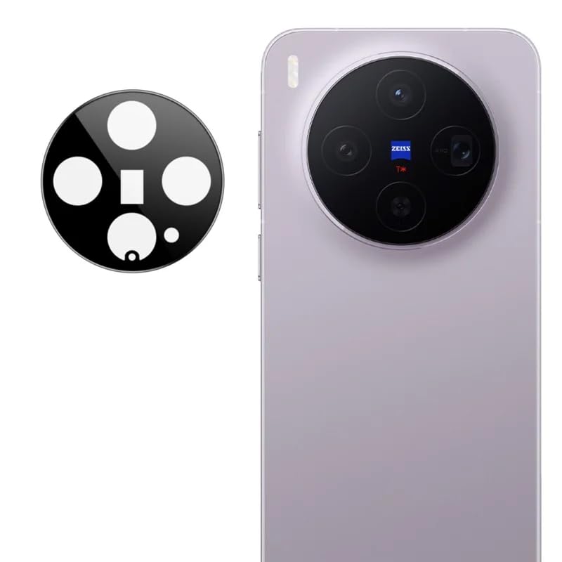 CASENED (2 Pack Camera Lens Protector for Vivo X300 5G – 9H Tempered Glass, Crystal Clear, Anti-Fingerprint, Case Friendly, Easy Bubble‑Free Installation - Image 1