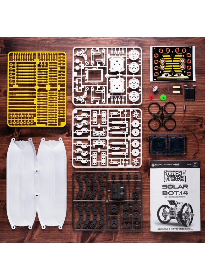 Elenco Teach Tech SolarBot.14, Transforming Solar Robot Kit, STEM Learning Toys for Kids 10+ - Image 5