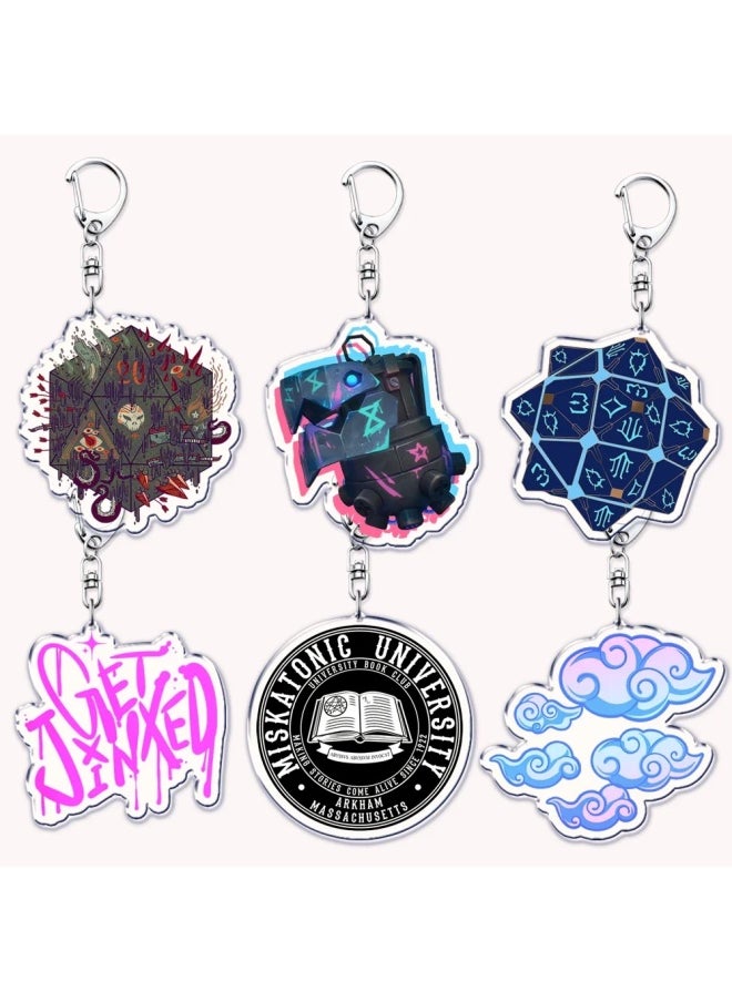 Generic - Popular Animation TV Show Keychains for Accessories Bag Game Jinx Jayce VI Caitlyn Viktor Keyring Jewelry Friends Fans Gifts-Color:27-Ships From:CHINA - Image 1
