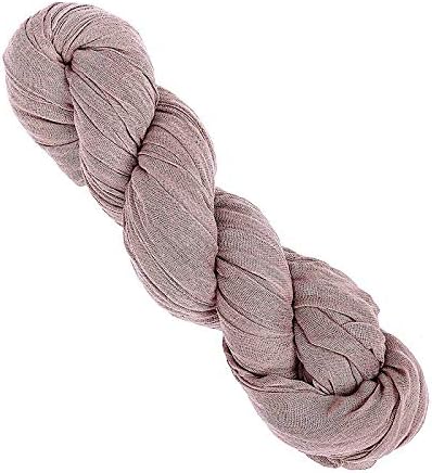 BalsaCircle 10 feet Dusty Rose Cotton Cheesecloth Gauze Extra Long Table Runner  Wedding Party Reception Home Decorations Supplies - Image 3