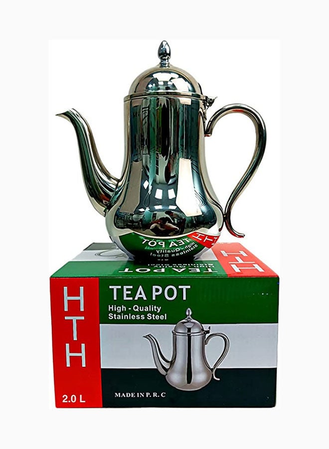AKDC Stainless Steel Tea Kettle UAE Special Day Collection With Large Capacity - Tea Coffee Pot Ideal for Home Office & Hotel – Compact & Stylish Design with Heat Resistant Handle (1.5 Liter) - Image 5