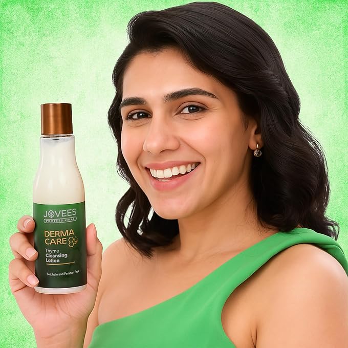 Jovees Professional Derma Care Thyme Cleansing Lotion For Oily Skin, 200ml - Image 3
