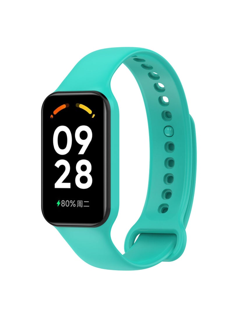 1Pcs Watch band for Redmi smart band 2/xiaomi band 8 active watch strap Red/White - Image 1