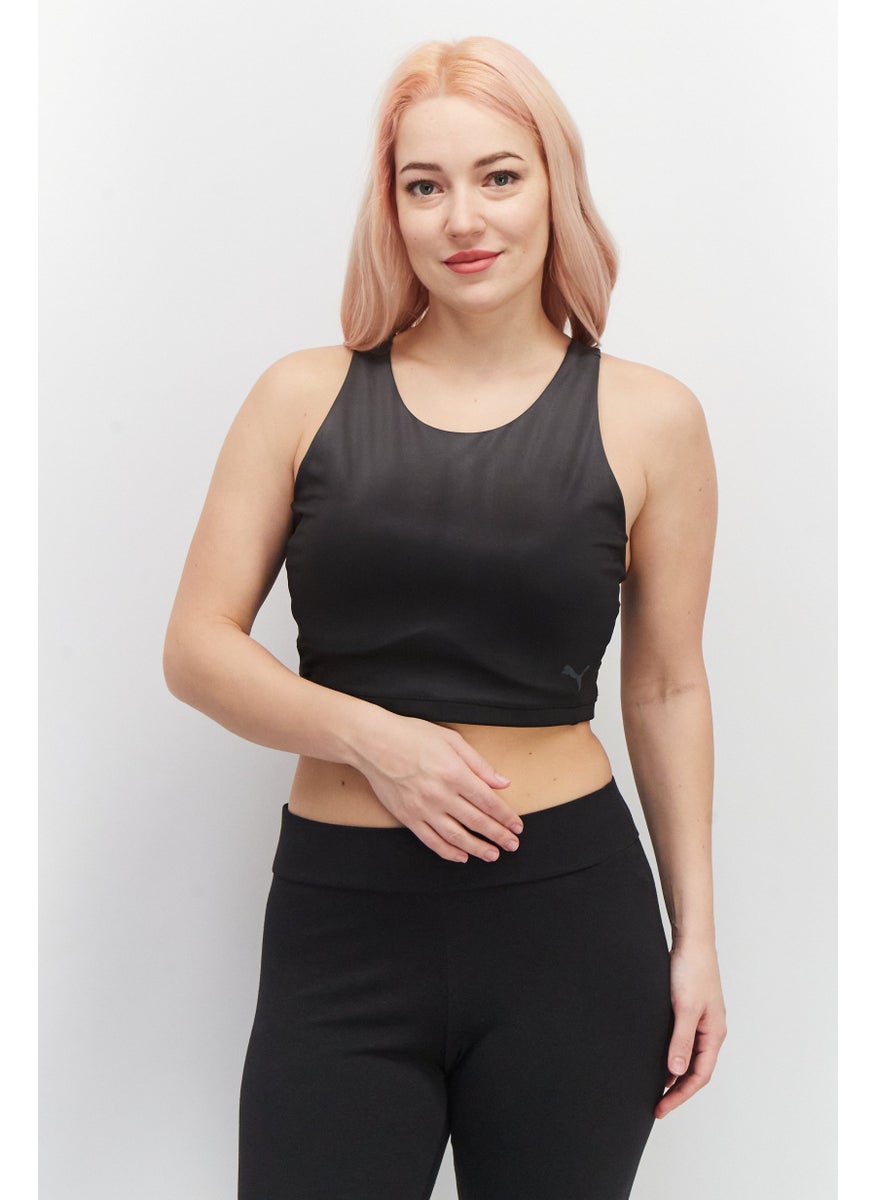 PUMA Women Non Padded Sports Bra, Grey  - Image 1